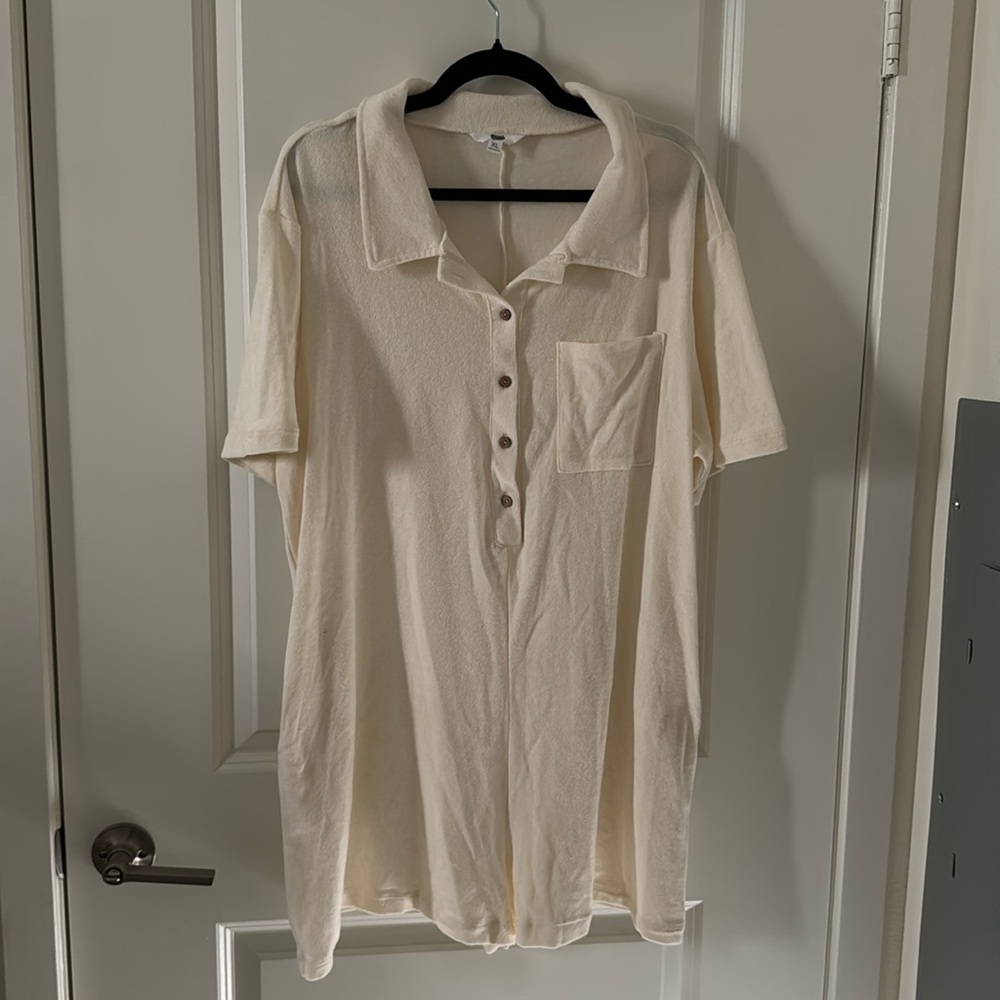 Ascot and Hart terrycloth romper, never worn